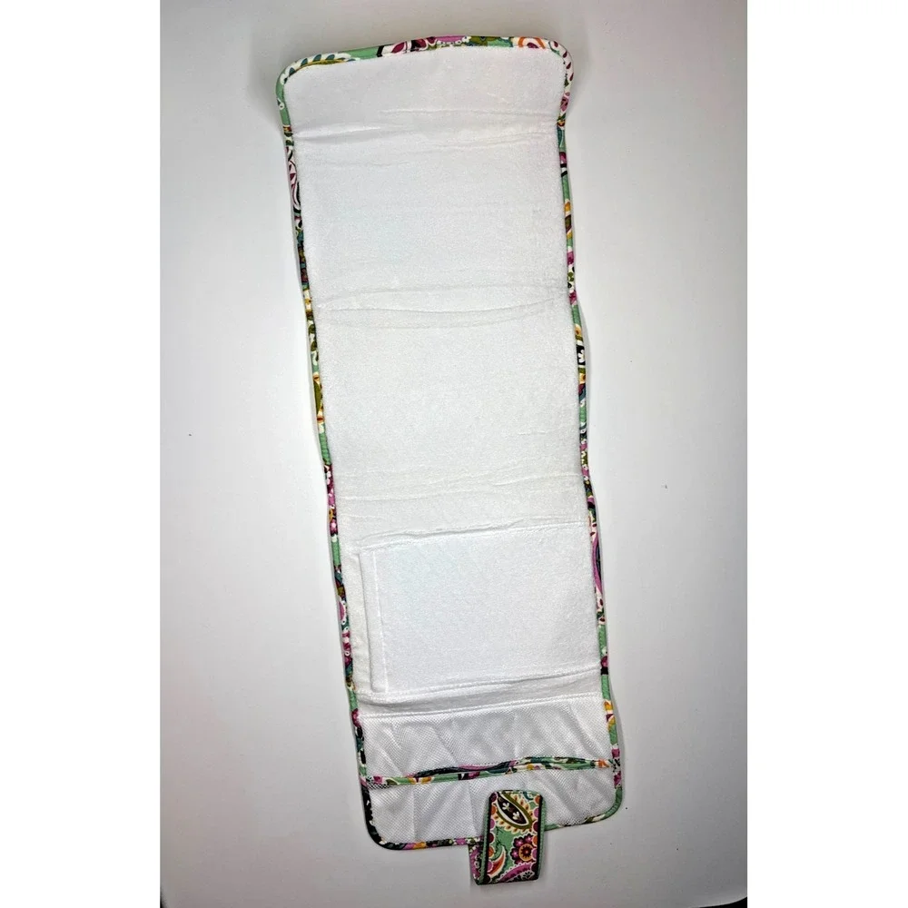 Vera Bradley Diaper Changing Pad Clutch Tutti Frutti Quilted Paisley Pattern New